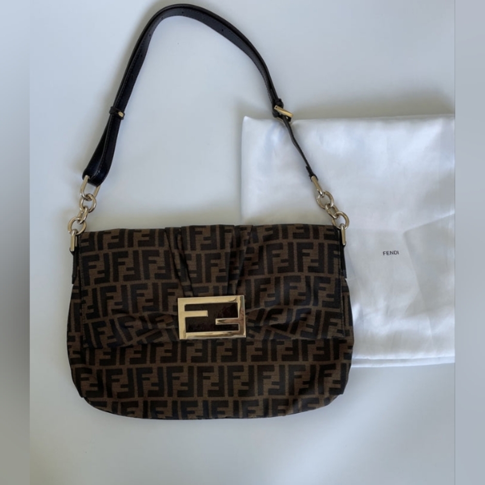 FENDI | ZUCCA MIA BAG | BROWN